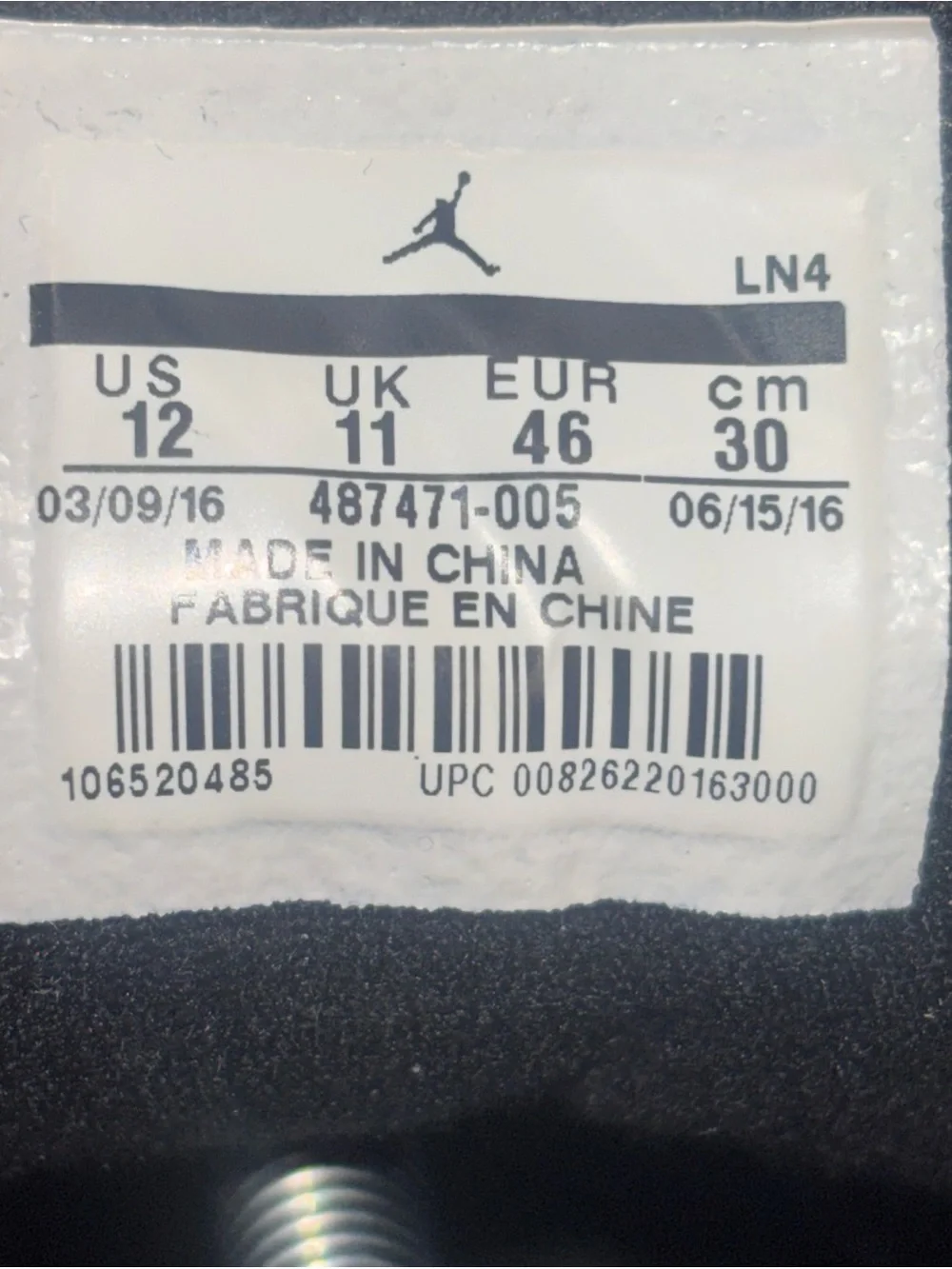 Air Jordan 14 Retro 2016 Indiglo, Men’s size 12, 487471-005